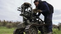 Нова тактика на Украйна: Роботи с M2 Browning заменят войниците в опасни мисии