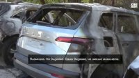 Очевидец за палежа на коли: Слязоха от бял джип и започнаха да мятат бензин