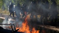 В кадър: Женева пламна преди срещата на Г-7