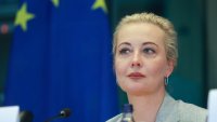 Украински студенти протестират срещу вдовицата на Навални 