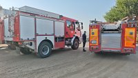 Пожарът край Сунгурларе се възобнови с пълна сила