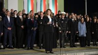 Тържествена заря-проверка в Панагюрище в чест на 150 г. от Априлското въстание