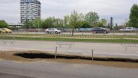 “Метрополитен” за дупката на “Цариградско”: Няма опасност за живущите