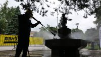 Керхер почисти емблематичната чешма в градинката "Кристал" в София