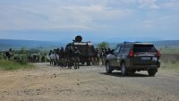 Американски военни и техника по пътищата  от утре