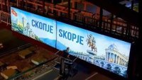 Сръбски храм и кон с 6 крака посрещат гостите на Скопие