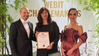 Генералният директор на БНТ Милена Милотинова получи признание като Webit Changemakers