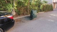 Иновация: Велосипед пази паркомястото, когато автомобилът отсъства