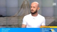 Огромна рокля от българска дантела твори дизайнера Иван Донев