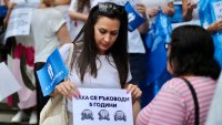 В кадър: Служители на "Бул Био" поискаха по-високи заплати и финансова стабилност