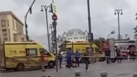 Най-малко един загинал при врив в емблематичен детски магазин в Москва