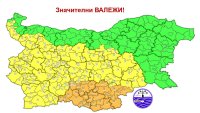 Оранжев и жълт код за валежи утре, вижте къде