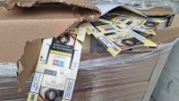 Митничари хванаха над 20 т заготовки за цигарени кутии при Видин