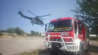 Пожарът в района на Илинденци е разширил фронта си