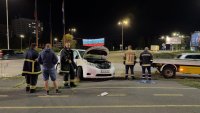 Катастрофа на кръговото на входа на Бургас