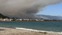 Пореден силен пожар в Гърция в област Фокида, готвят евакуация на четири села