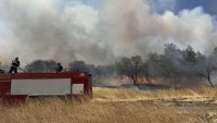 Пожарът край Камен връх задейства BG-ALERT