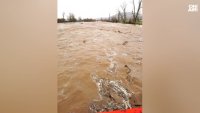 Воден капан в Родопите: Преляла река отнесе мост в Крумовградско