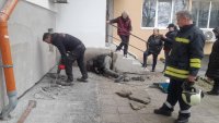 Зазидаха коте в блок в Бургас, строителите отказали да го спасят с дни ВИДЕО