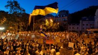 Поредно шествие в Киев в защита на Михайло Федоров (СНИМКИ)