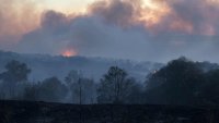 Голям пожар е избухнал в района на Карнобат