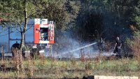Голям пожар бушува в Хасковско