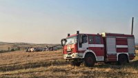 Нов пожар между селата Момино и Елена в община Хасково