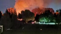 700 декара горят край три села в Симеоновградско