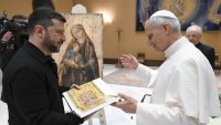 Папата посрещна президента на "мъченицата Украйна"