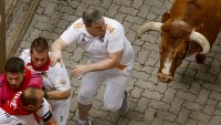 В кадър: Буковете хукнаха по улиците на Памплона 