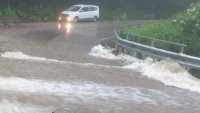 Вода заля пътя Ивайловград-Славеево