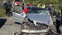 Жена загина при челен удар, четирима са ранени