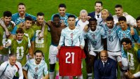 Този път Кристиано не игра само за Португалия, но и за Жота СНИМКИ