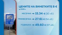 Колко ще ни струват винетките в евро