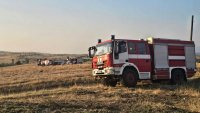 Пожарът край Карнобат е засегнал средновековната крепост Маркели