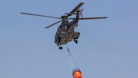 Военен хеликоптер се включиха в гасенето на големия пожар край "Корен"