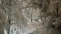 Сняг заваля в Румъния посред лято