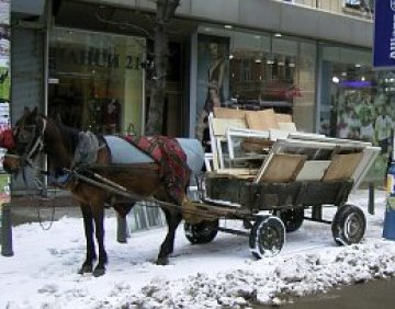 Каруцар се измъкна след полицейско преследване