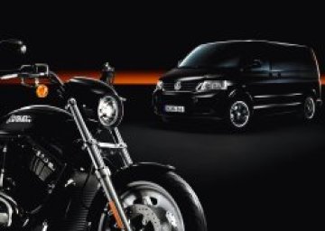 VW Multivan – перфектният партньор на Harley-Davidson