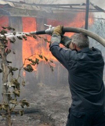 Семейство загина при пожар