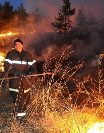 Пожар изпепели 135 декара с рапица в Ломско