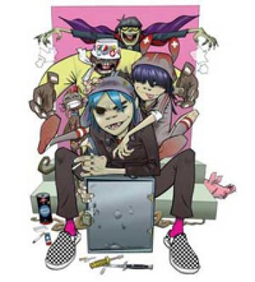 Gorillaz вече няма да свирят, но ще се ориентират към киното. Снимка: gorillaz.com