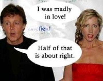 Разводът на Paul McCartney с Heather Mills = 24.3 милиона паунда!