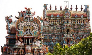 Храмът Meenakshi Amman в Индия 