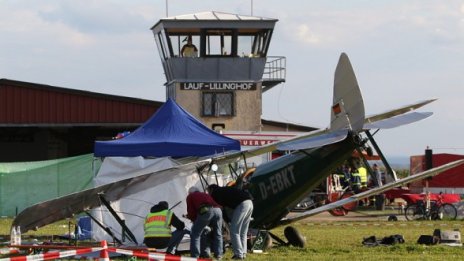 Самолет се вряза в публиката на авишоу в Германия