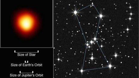 Бетелгейзе – второ Слънце? По-скоро четвърт Луна
