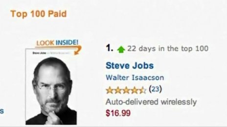 Стив Джобс се превърна в бестселър
