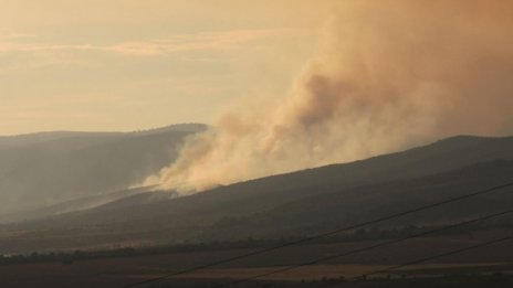 Трети пожар пламна в Кюстендилско