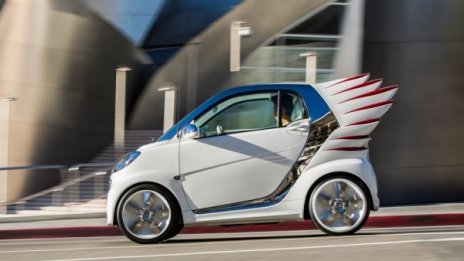 Крилатият Smart ForTwo "полетя" в Лас Вегас 