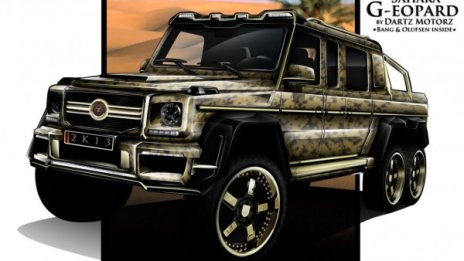 Латвийци се заеха с Mercedes-Benz G63 AMG 6x6